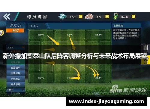 新外援加盟泰山队后阵容调整分析与未来战术布局展望