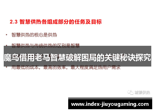 魔鸟借用老马智慧破解困局的关键秘诀探究